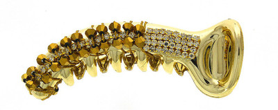 

Anuradha Art Jewellery Banana Clip Banana Clip(Gold)