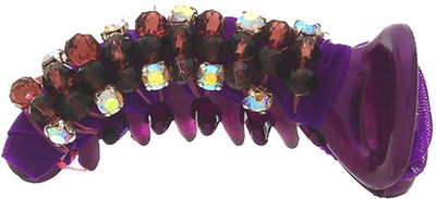 

Anuradha Art Jewellery Banana Clip Banana Clip(Purple)