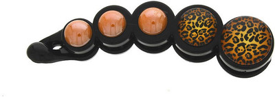 

Anuradha Art Jewellery Banana Clip Banana Clip(Orange, Black)