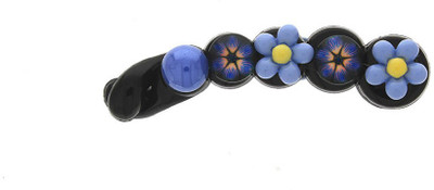 Anuradha Art Jewellery Banana Clip Banana Clip(Blue)