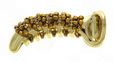 

Anuradha Art Jewellery Banana Clip Banana Clip(Gold)