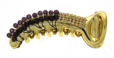 

Anuradha Art Jewellery Banana Clip Banana Clip(Gold)