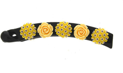 

Anuradha Art Jewellery Banana Clip Banana Clip(Yellow)