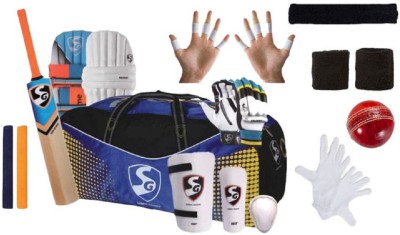 

SG Cricket set for Youth - Set of 13 Pcs Cricket Kit Cricket Kit(Bat Size: 5 (Age Group 10 - 12 Years))