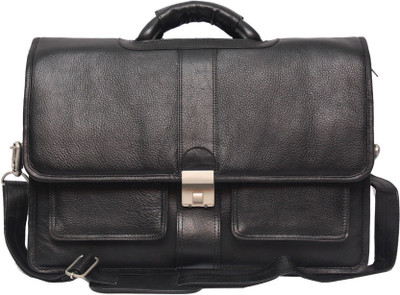 

bayed 15 inch Laptop Messenger Bag(Black)