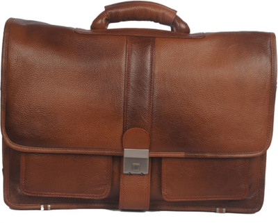 

bayed 15 inch Laptop Messenger Bag(Tan)