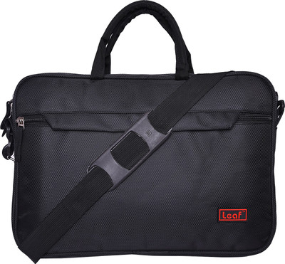 

LEAF 15.6 inch Laptop Messenger Bag(Black)
