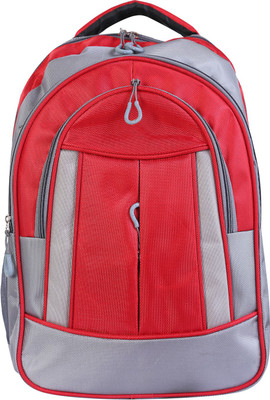 

gossi 18 inch Expandable Laptop Backpack(Red), Red & grey