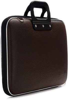 

Eworld 15 inch Laptop Messenger Bag(Brown), Cases stylish unisex durable laptop bag;briefcase elegant look / with removable shoulder strap and multiple pockets can be used as messenger bag or sleeves fits in upto 15 inch laptops / notebooks waterproof (br
