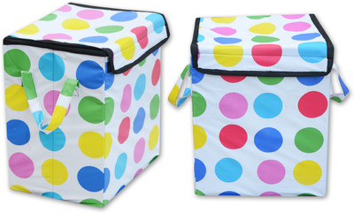 

Stop N Shop 10 L Multicolor Laundry Basket(Fibre)