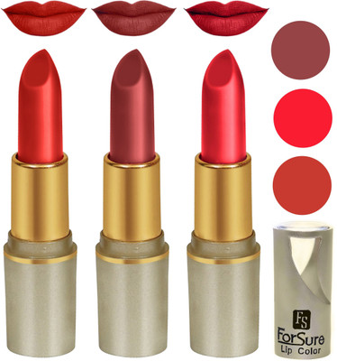

ForSure Matte Lipstick 3Pack (Multicolour)(Brown)