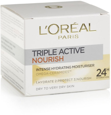 

L'Oreal Triple Active Nourish 24 h Hydration Intense Hydrating Moisturiser(50 ml)