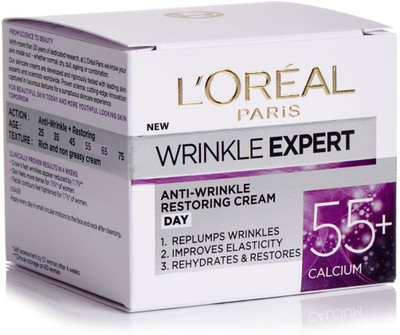 

L'Oreal New Wrinkle Expert 55+ Calcium Anti-Wrinkle Restoring Cream(50 ml)