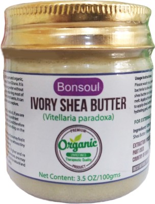 

BONSOUL Organic Raw Unrefined Ivory Shea Butter(100 g)