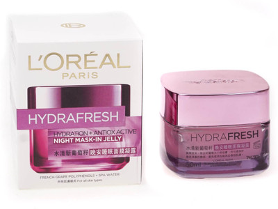 

L'Oreal Hydrafresh Hydration+Antiox Active Night Mask In Jelly(50 ml)