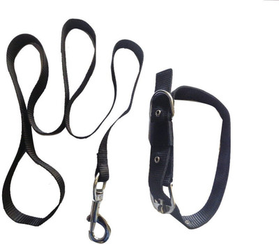 

Skora Dog Collar & Leash(, Black