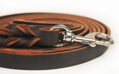 

Skora Dog Collar & Leash(, Brown