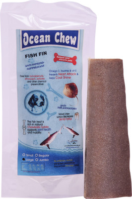

PET LIKES Dry Fin for Young - Large (Pack of 4) Fish 260 g Dry Dog Food(Pack of 4)