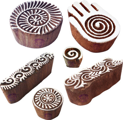 

Royal Kraft Htag1041 Printing Blocks(Pack of 6)