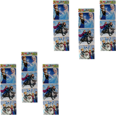 

Aarvi Set of 3 Pieces Frozen Character Puzzle Birthday Return Gift for Kids (Pack of 12 Sets)(12 Pieces)