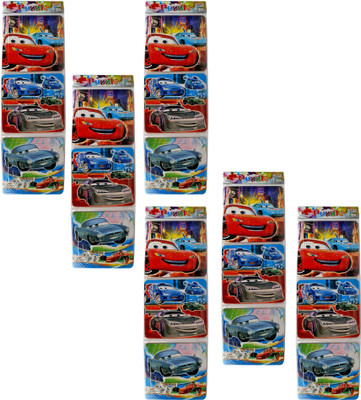 

Aarvi Set of 3 Pieces Car Character Puzzle Birthday Return Gift for Kids (Pack of 12 Sets)(12 Pieces)