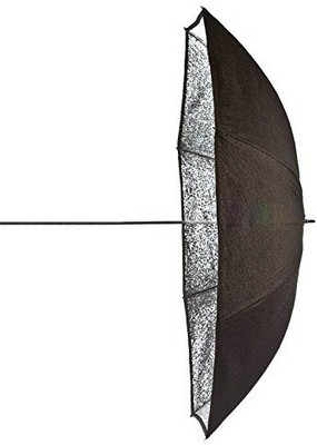 Elinchrom EL26350 Eco Umbrella Silver 85cm (Black) Silver Reflector Umbrella(85 cm)