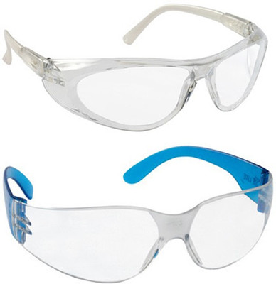 

Vezual Clear Lens Scratch Resistance, Bike Riding, Eye Protective for Power Tool, Laboratory, Wood-working Safety Goggle(Free-size)