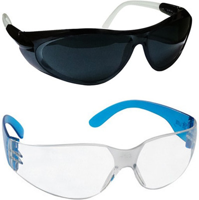 

Vezual Tinted & Clear Lens Bike Riding, Hard Coated, Scratch Resistance Eye Protective Power Tool, Welding, Laboratory, Wood-working Safety Goggle(Free-size)