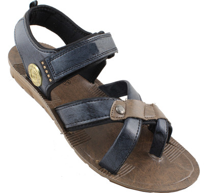 Claptrap Men Black Sandals
