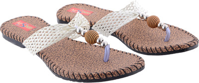 

AirSoon Women White Flats