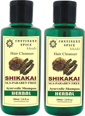 

Continent Spice Khadi Shikakai Herbal Hair Cleanser (SLS & Paraben Free) CS682005(200 ml)