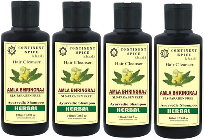 

Continent Spice Khadi Amla & Bhringraj Herbal Hair Cleanser (SLS & Paraben Free) CS682005(400)