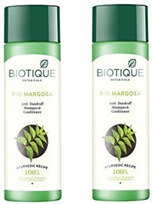 

BIOTIQUE BIO MARGOSA ANTI-DANDRUFF SHAMPOO & CONDITIONER 190ml(380 ml)