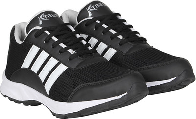 

Kraasa Top-of-the-Line Running Shoes For Men(Black, White