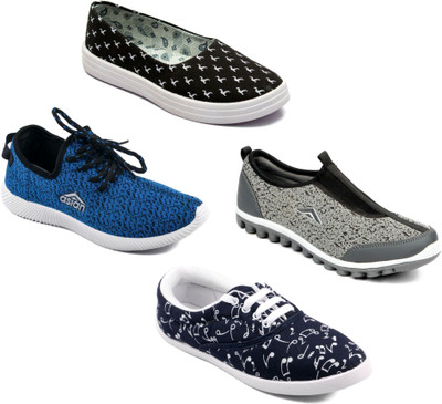 

Asian Women Casual & Running Shoes Combo Pack of 4 Walking Shoes For Women(Multicolor