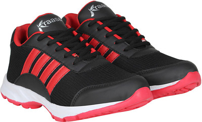

Kraasa Top-of-the-Line Running Shoes For Men(Black, Red