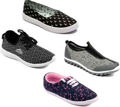 

Asian Women Casual & Running Shoes Combo Pack of 4 Walking Shoes For Women(Multicolor