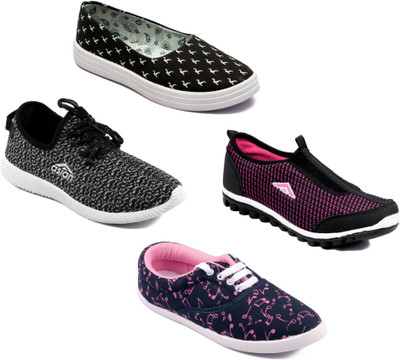 

Asian Women Casual & Running Shoes Combo Pack of 4 Walking Shoes For Women(Multicolor