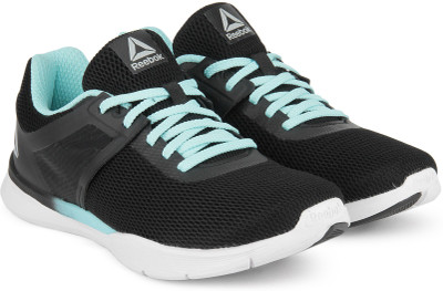 

REEBOK STUDIO WORKOUT Training & Gym Shoes For Women(Black, Black/blue lagoon