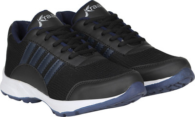 Kraasa Top-of-the-Line Running Shoes For Men(Black, Navy