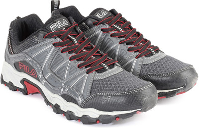 

Fila AT PEAKE 17 Running Shoes For Men(Grey, C roc/blk/fla rd