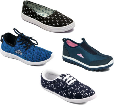 

Asian Women Casual & Running Shoes Combo Pack of 4 Walking Shoes For Women(Multicolor