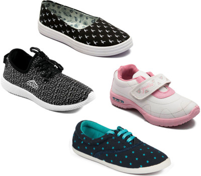 

Asian Women Casual & Running Shoes Combo Pack of 4 Walking Shoes For Women(Multicolor