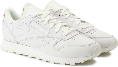 

REEBOK CL LTHR FBT SUEDE Sneakers For Women(White, White/rose gold