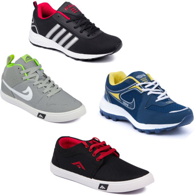 

Asian Men Casual & Running Shoes Combo Pack of 4 Running Shoes For Men(Multicolor