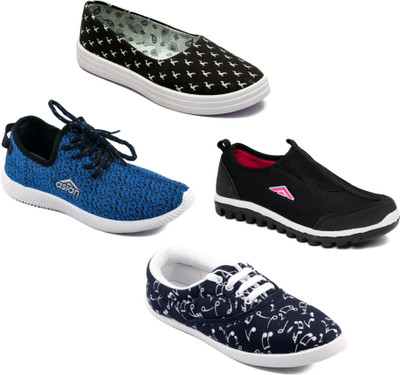 

Asian Women Casual & Running Shoes Combo Pack of 4 Walking Shoes For Women(Multicolor