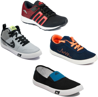 

Asian Men Casual & Running Shoes Combo Pack of 4 Running Shoes For Men(Multicolor