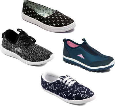

Asian Women Casual & Running Shoes Combo Pack of 4 Walking Shoes For Women(Multicolor