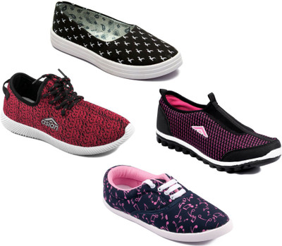 

Asian Women Casual & Running Shoes Combo Pack of 4 Walking Shoes For Women(Multicolor
