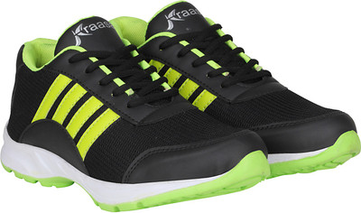 

Kraasa Top-of-the-Line Running Shoes For Men(Black, Green